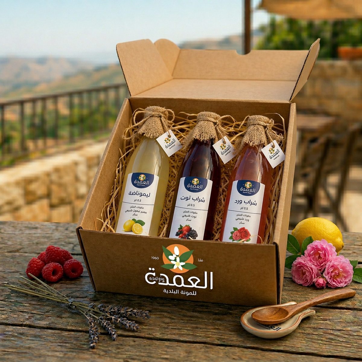Refreshing syrup set